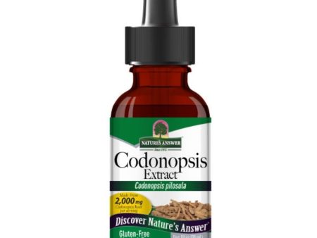 Nature s Answer Codonopsis 2000mg 1oz For Cheap