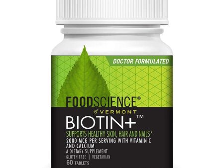 FoodScience of Vermont Biotin 2000mcg 60 Tablets For Sale