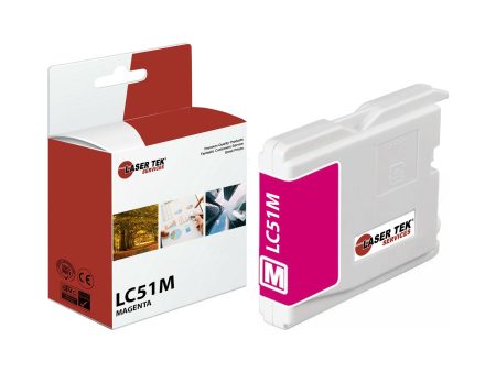 Brother LC-51 LC51M Magenta Compatible Ink Cartridge | Laser Tek Services For Sale