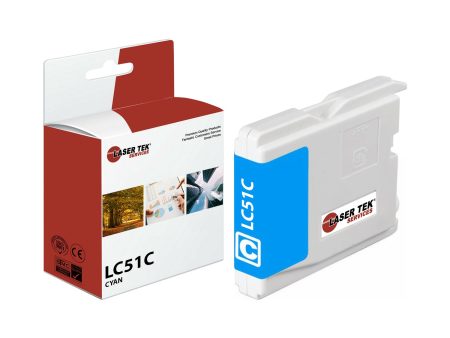 Brother LC-51 LC51C Cyan Compatible Ink Cartridge | Laser Tek Services Fashion