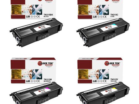 Brother TN310 TN315 TN-315 HL-4150 4 Pack Toner Refill on Sale