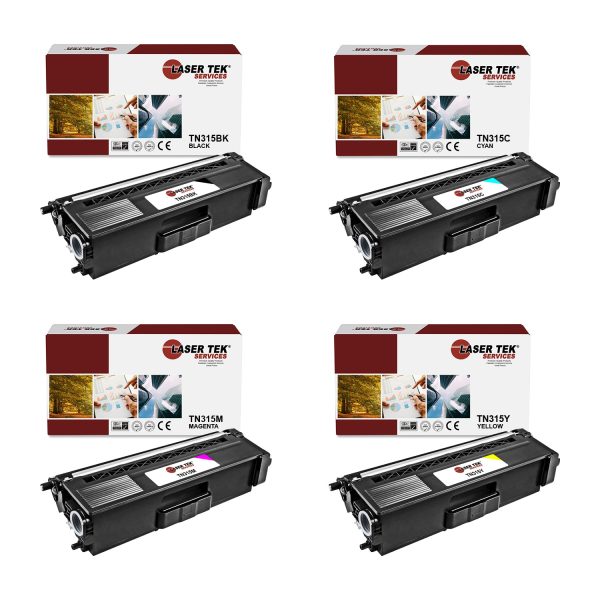 Brother TN310 TN315 TN-315 HL-4150 4 Pack Toner Refill on Sale