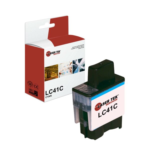 Brother LC-41 LC41C Cyan Compatible Ink Cartridge | Laser Tek Services Online Hot Sale