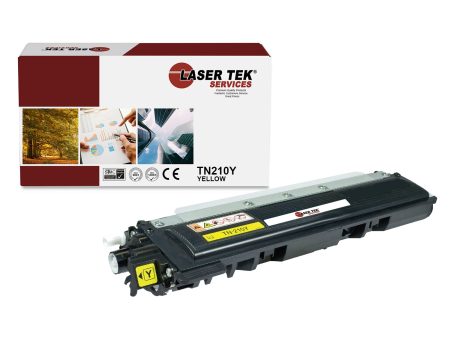 Brother TN-210 TN210Y Yellow Compatible Toner Cartridge | Laser Tek Services Online now