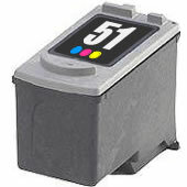 Canon CL-51 CL51 Remanufactured Color High Yield Ink Cartridge Supply