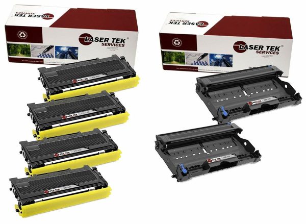 4 Pack Brother TN350 DR350 Compatible Toner and Drum Unit | Laser Tek Services For Cheap