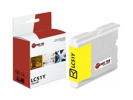 Brother LC-51 LC51Y Yellow Compatible Ink Cartridge | Laser Tek Services For Discount