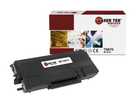 Brother TN-670 TN670K Black Compatible Toner Cartridge | Laser Tek Services Discount