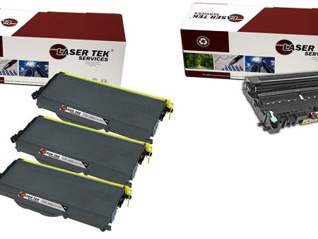 4 Pack Brother TN360 DR360 Compatible Toner and Drum Unit | Laser Tek Services For Cheap