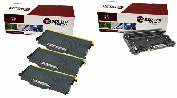 4 Pack Brother TN360 DR360 Compatible Toner and Drum Unit | Laser Tek Services For Cheap