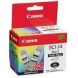 Canon BCI24 Black Ink Twin Pack OEM Sale