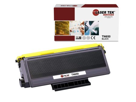 Brother TN-650 TN650K Black Compatible Toner Cartridge | Laser Tek Services on Sale