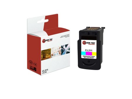 Canon CL-211 CL211 XL Remanufactured Color Ink Cartridge Fashion