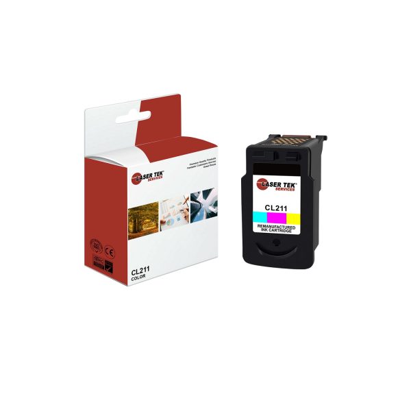 Canon CL-211 CL211 XL Remanufactured Color Ink Cartridge Fashion