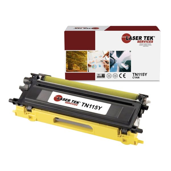 Brother TN-115 TN115Y Yellow HY Compatible Toner Cartridge | Laser Tek Services For Sale