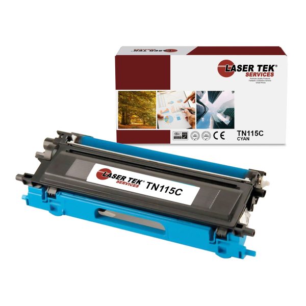 Brother TN-115 TN115C Cyan HY Compatible Toner Cartridge | Laser Tek Services on Sale