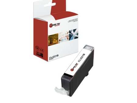 Canon CLI-221BK CLI-221 Remanufactured Black Ink Cartridge Supply