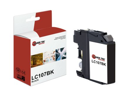 Brother LC-107 Black Super HY Compatible Ink Cartridge | Laser Tek Services Discount