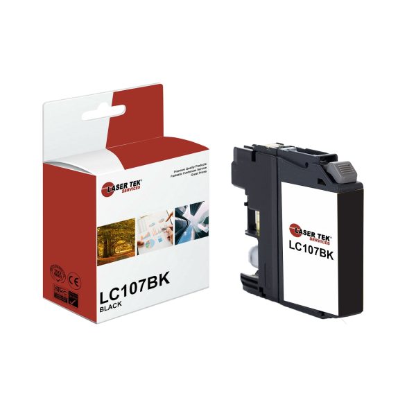 Brother LC-107 Black Super HY Compatible Ink Cartridge | Laser Tek Services Discount