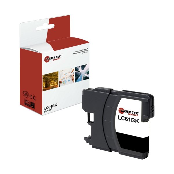 Brother LC-61 LC61BK Black Compatible Ink Cartridge | Laser Tek Services Online now