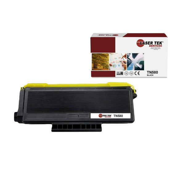 Brother TN-580 TN-580 Black HY Compatible Toner Cartridge | Laser Tek Services Online Sale