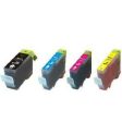 4 Pack Canon BCI-3 BCI-3e BCI-6 Remanufactured Ink Cartridge Compatible with Canon i560 i860, Smartbase MP200 MP730 (Black, Cyan, Magenta, Yellow) on Sale