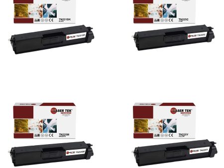 4 Pack Brother TN-221 TN225 HY Compatible Toner Cartridge | Laser Tek Services Hot on Sale