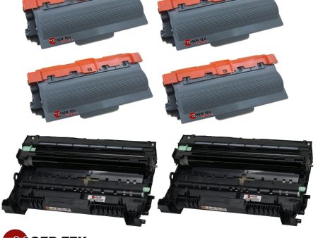 6 Pack Brother TN750 DR720 Compatible Toner and Drum Unit | Laser Tek Services Discount