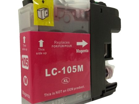 Brother LC-105 Magenta Super HY Compatible Ink Cartridge | Laser Tek Services Online Sale