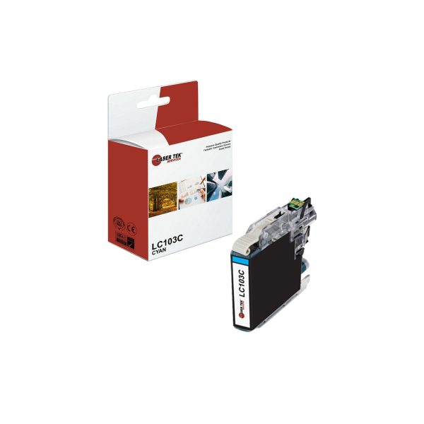 Brother LC-103 LC103C Cyan Compatible Ink Cartridge | Laser Tek Services Sale