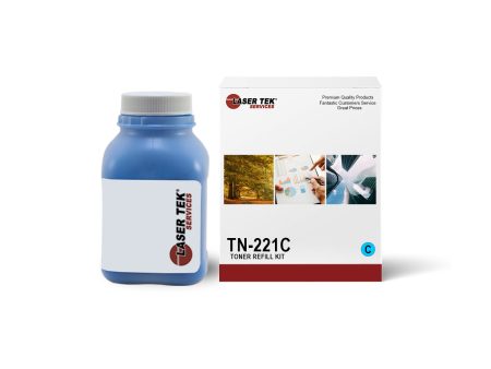 Brother TN221 - TN225 Cyan High Yield Toner Refill Kit Online Hot Sale