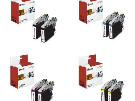 8 Pack Brother LC-103 BCYM Compatible Ink Cartridge | Laser Tek Services Online now