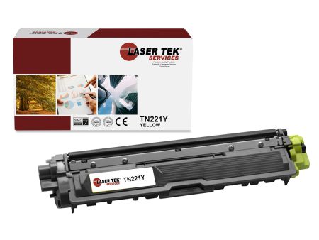 Brother TN-221 TN221Y Yellow Compatible Toner Cartridge | Laser Tek Services Online Hot Sale